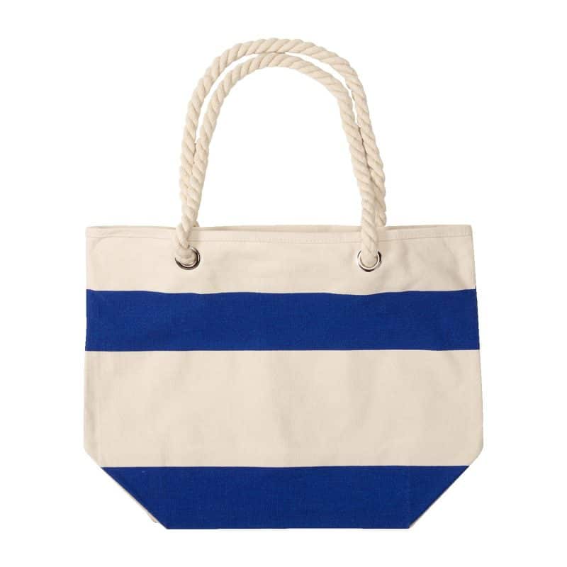 Custom 16 Oz. Portsmouth Cotton Canvas Beach Tote with logo - 4