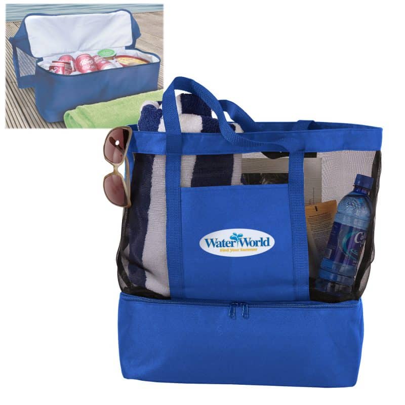 Custom 2" 1 Beach Bag Cooler with logo - 3