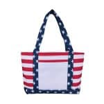 Custom Americana 600D Beach Tote with logo - 1