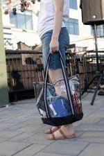 Custom Anaheim Clear Tote with logo - 1