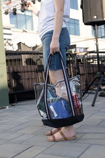Custom Anaheim Clear Tote with logo - 1