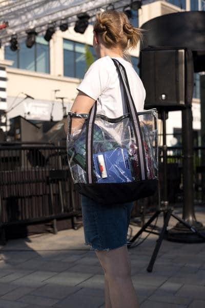 Custom Anaheim Clear Tote with logo - 3