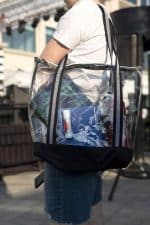 Custom Anaheim Clear Tote with logo - 4
