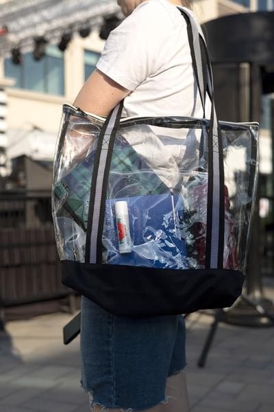 Custom Anaheim Clear Tote with logo - 4