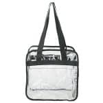 Custom Athina Clear Stadium Tote with logo - 1