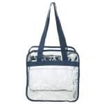 Custom Athina Clear Stadium Tote with logo - 2