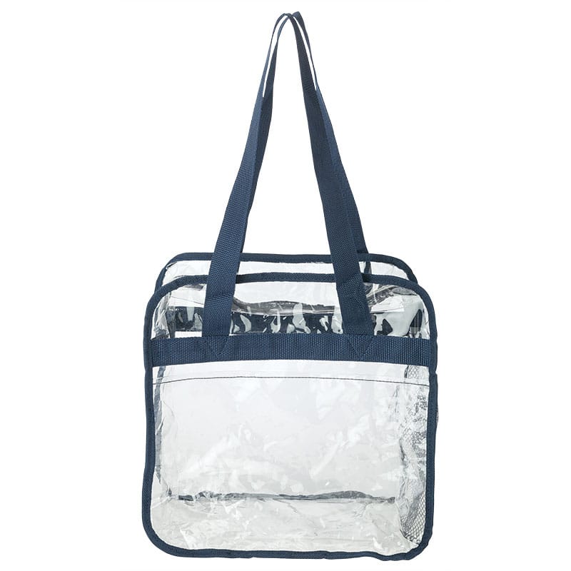 Custom Athina Clear Stadium Tote with logo - 2