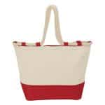 Custom Barcelona Canvas & Jute Tote with logo - 2