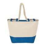 Custom Barcelona Canvas & Jute Tote with logo - 3