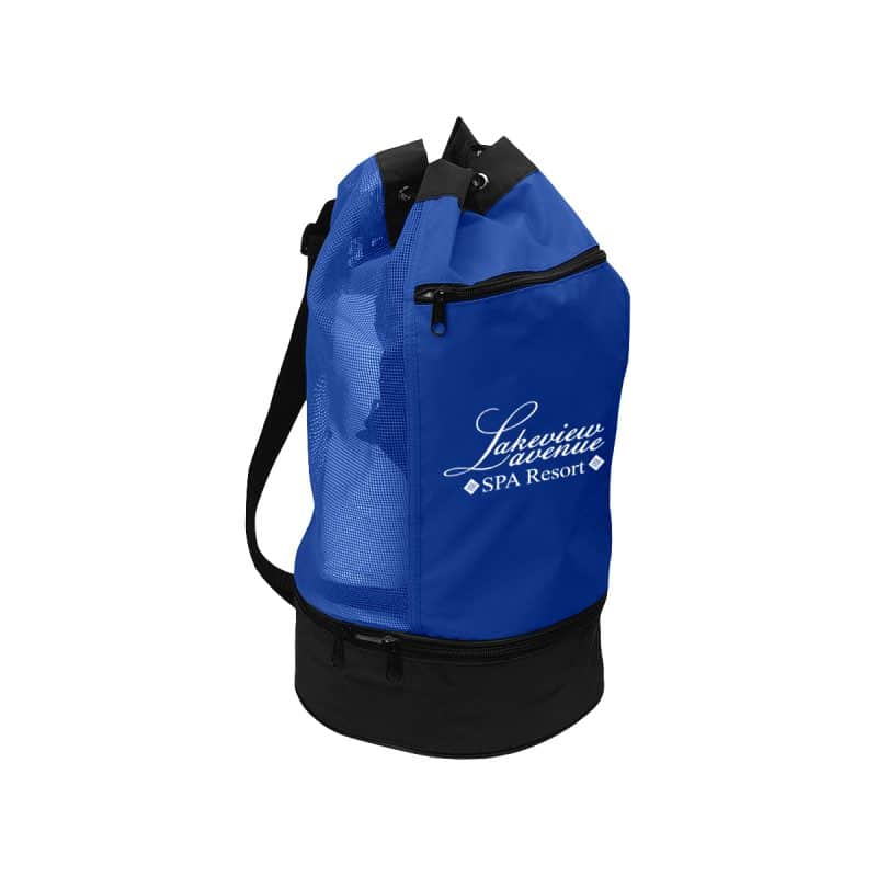 Custom Beach Bag With Kooler Compartment with logo