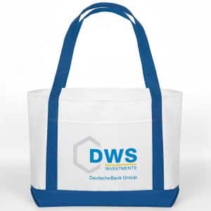 Custom Canvas Beach Bag with logo