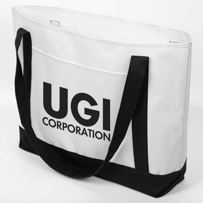 Custom Canvas Beach Bag with logo - 5