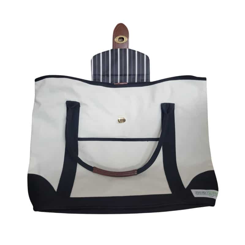 Custom Canvas Beach Bag with logo - 1