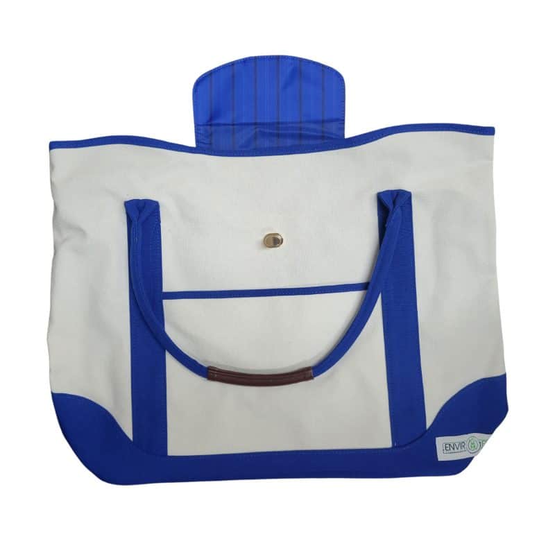 Custom Canvas Beach Bag with logo - 2