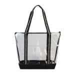 Custom Capitola Clear TPU Zippered Tote with logo - 1