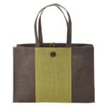 Custom Charlotte Natural Jute Tote with logo - 1