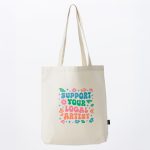 Custom Deluxe Canvas Tote Bag with logo - 2