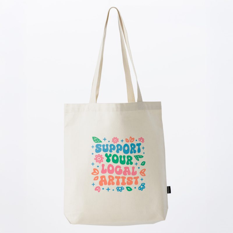 Custom Deluxe Canvas Tote Bag with logo - 2