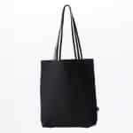 Custom Deluxe Canvas Tote Bag with Striped Handles with logo - 1