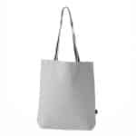 Custom Deluxe Canvas Tote Bag with Striped Handles with logo - 2