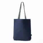 Custom Deluxe Canvas Tote Bag with Striped Handles with logo - 4