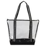 Custom Diamond Clear TPU Zippered Tote with logo - 5