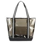 Custom Diamond Clear TPU Zippered Tote with logo - 9