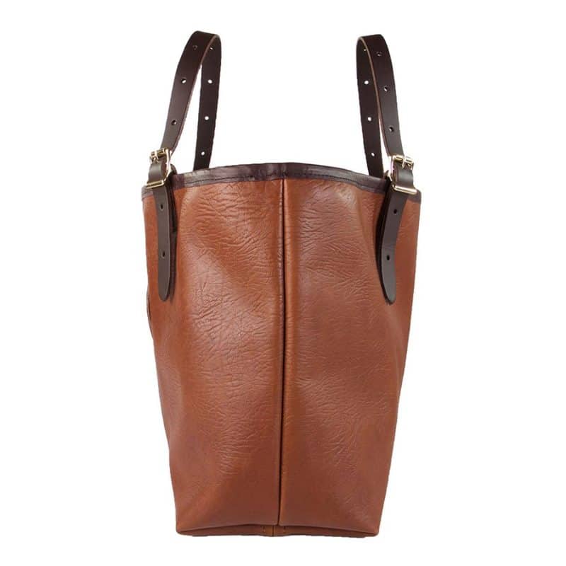 Custom Duluth Pack™ Bison Leather Market Tote with logo - 3