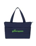 Custom Eco Friendly Quilted Laptop Tote. with logo