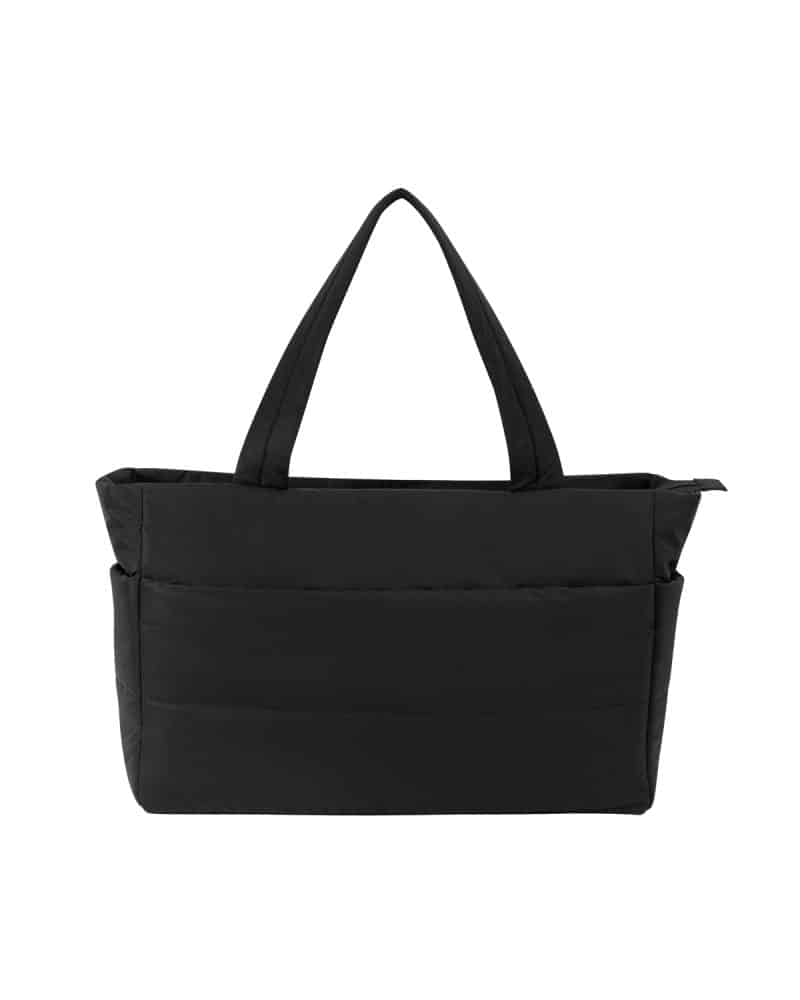 Custom Eco Friendly Quilted Laptop Tote. with logo - 3