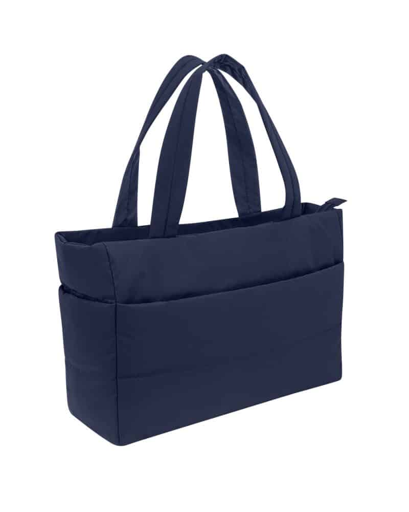Custom Eco Friendly Quilted Laptop Tote. with logo - 4