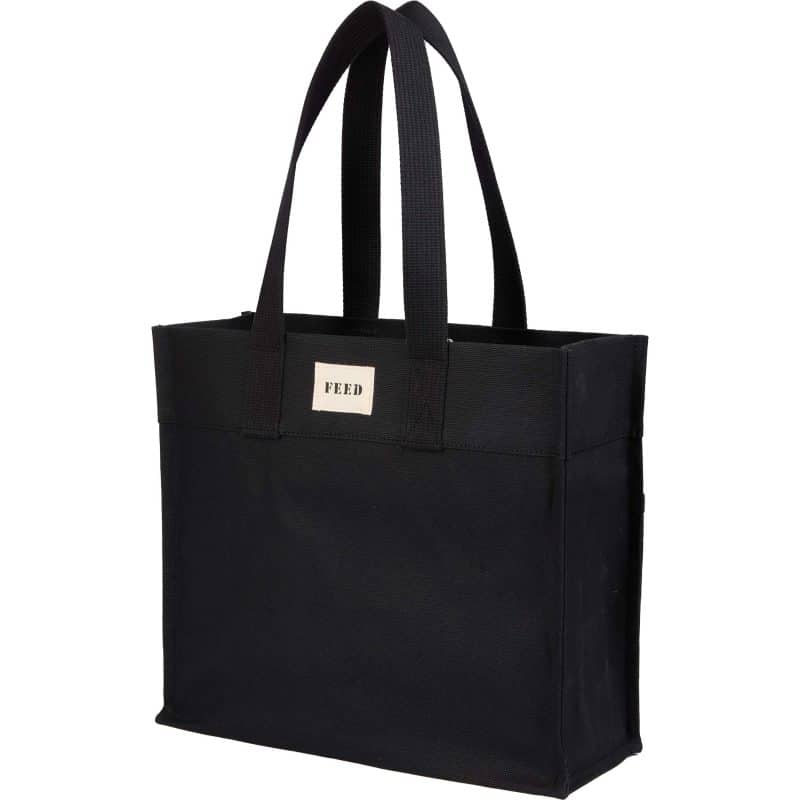 Custom FEED Organic Cotton Market Tote with logo - 1