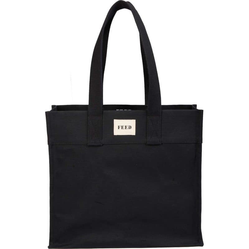 Custom FEED Organic Cotton Market Tote with logo