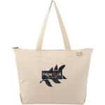 Custom FEED Zippered Tote with logo