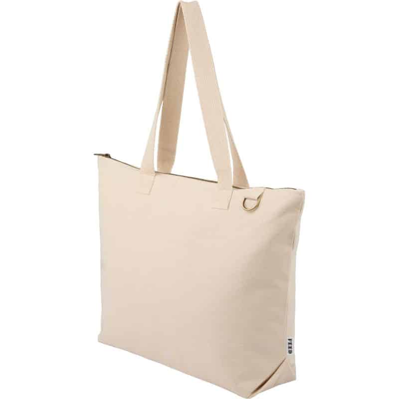 Custom FEED Zippered Tote with logo - 3