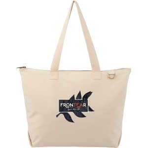 Custom FEED Zippered Tote with logo