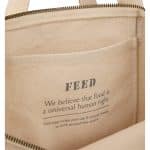 Custom FEED Zippered Tote with logo - 8