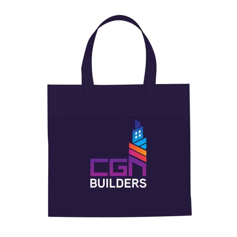 Custom Full Color Non Woven Mini Shopper Recycled Tote Bag with logo - 6