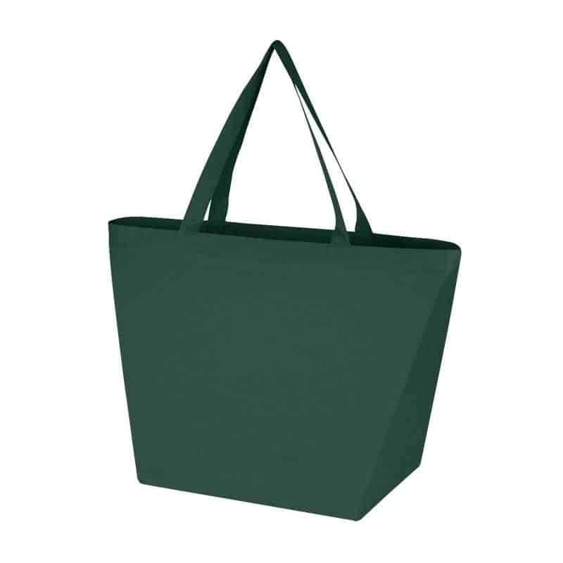 Custom Full Color Non-Woven Recycled Budget Shopper Tote with logo - 7