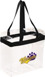 Custom Game Day Clear Stadium Tote with logo - 3