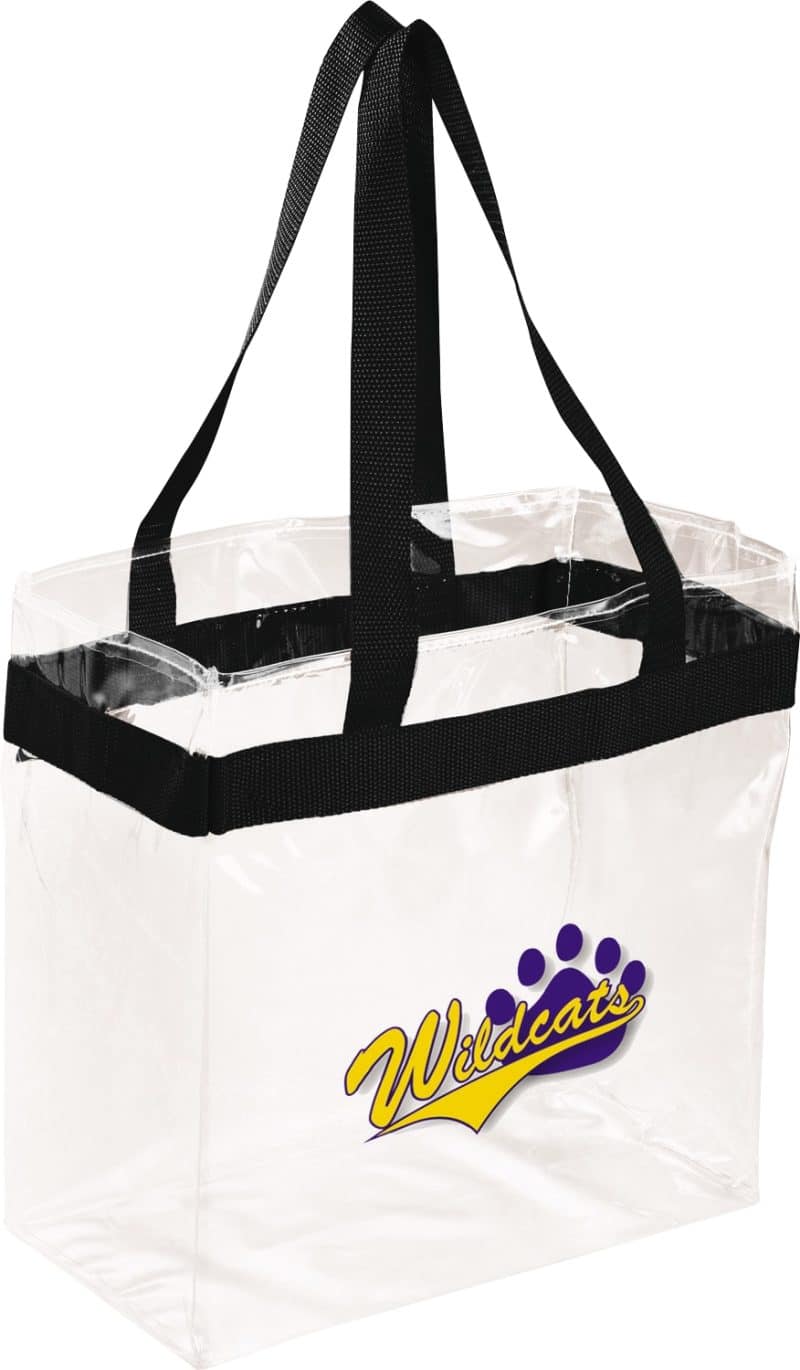 Custom Game Day Clear Stadium Tote with logo - 3