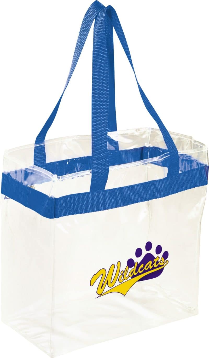 Custom Game Day Clear Stadium Tote with logo - 8