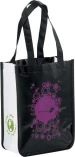 Custom Gloss Laminated Non-Woven Gift Tote with logo