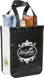 Custom Gloss Laminated Non-Woven Gift Tote with logo - 3
