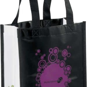 Custom Gloss Laminated Non-Woven Gift Tote with logo