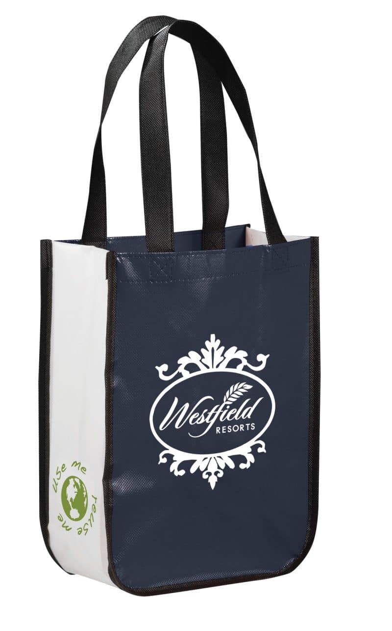Custom Gloss Laminated Non-Woven Gift Tote with logo - 7