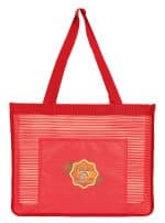 Custom Good Value™ Landscape Mesh Tote with logo - 2