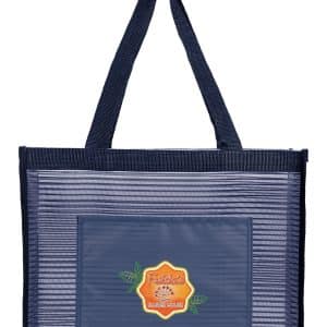 Custom Good Value™ Landscape Mesh Tote with logo