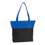 Custom Good Value™ Poly Pro Two-Tone Zippered Tote with logo - 4
