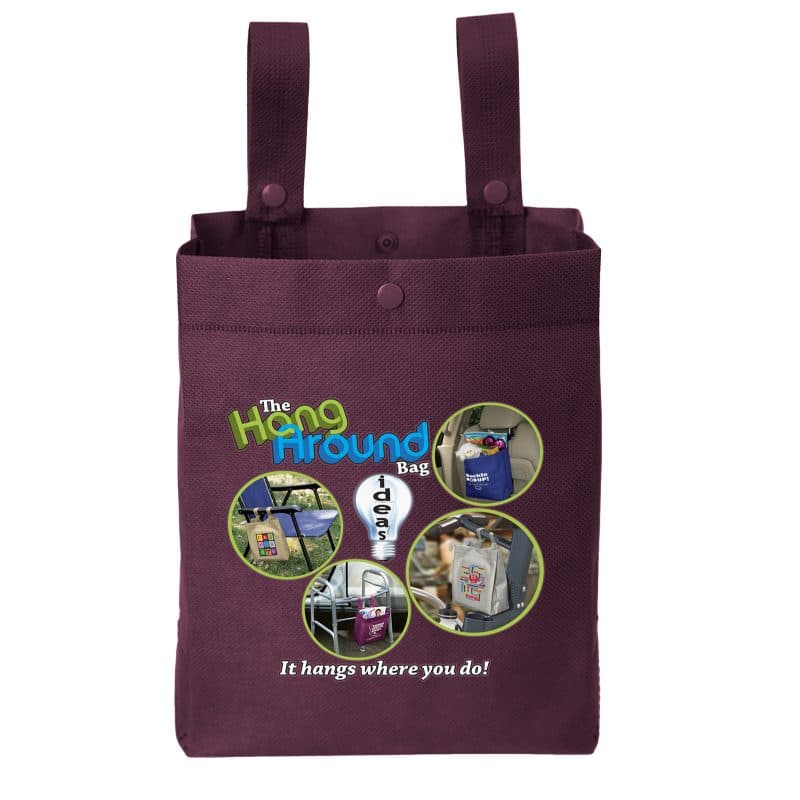 Custom Hang Around™ - Non-Woven Bag - ColorVista with logo - 2